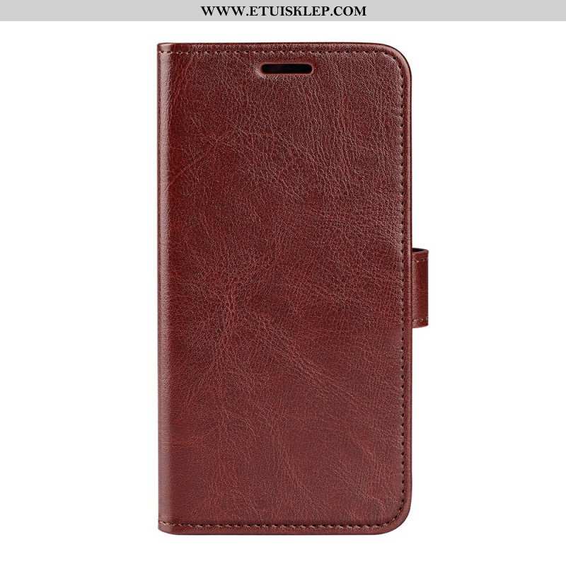 Etui Folio do Realme C35 Miękki Silikon W Stylu Retro